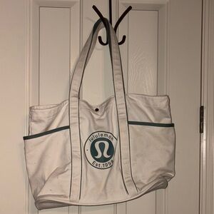 lululemon athletica White Tote Bag